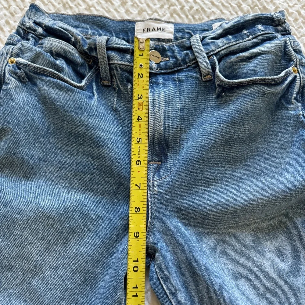FRAME Le High Skinny Crop Jeans, Clarin, Rips Size 27 - Picture 15 of 16